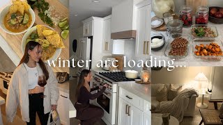 FALL RESET WIML how to winter arc realistically fall cozy meal prep with me  self care routines [upl. by Aziar]