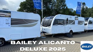 NEW Bailey Alicanto Grande Deluxe Caravans 2025  First Look [upl. by Aserehc]