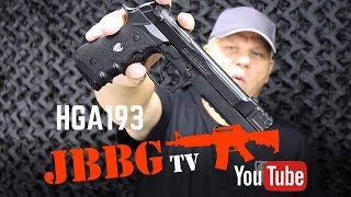 HGA193 airsoft pistol review [upl. by Jehiel]