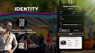 ESX Create Character  esxidentity [upl. by Karin]