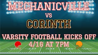 CorinthFort Edward vs Mechanicville  Varsity Football  Kicks off at 7PM [upl. by Fogarty]