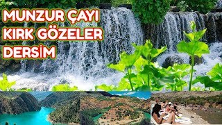 Munzur Çayı ve Kırk Gözeler │Ovacık  Tunceli [upl. by Baiel552]