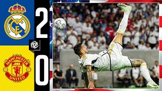 Real Madrid 20 Manchester United  Highlights  Houston [upl. by Ahsoyek]