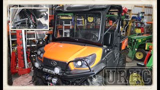 Changing The Front Struts On My Kubota Sidekick I no longer have this machine [upl. by Auhel]