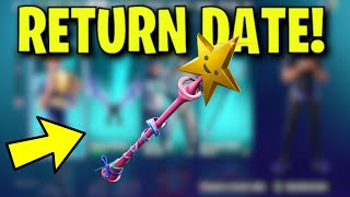 STAR WAND PICKAXE RETURN DATE in FORTNITE ITEM SHOP Star Wand Pickaxe Returning 2024 [upl. by Viveca152]