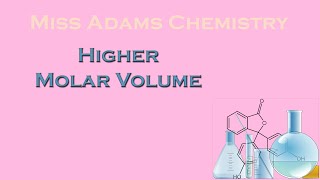 Higher Molar volume calculations [upl. by Smada529]