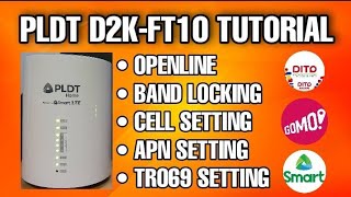 HOW TO OPENLINE PLDT D2KFT10 USING MOBILE PHONE  PAANO BA TUTORIAL [upl. by Darill277]