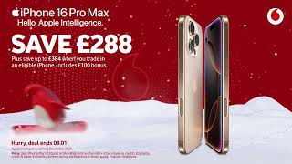 iPhone 16 Pro Max  Winter Sale  Vodafone UK [upl. by Norvan]