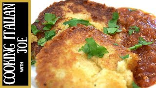 Fried Polenta with Parmesan Cheese  Cooking Italian with Joe [upl. by Manchester]