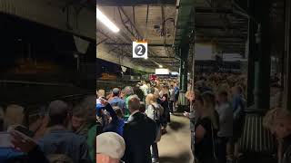 Passengers Sing Welsh Hymn at Pontypridd Station After Eisteddfod Opening Day 🏴󠁧󠁢󠁷󠁬󠁳󠁿 [upl. by Gerstein930]