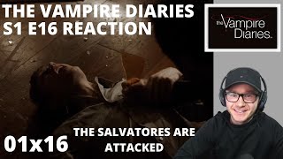 THE VAMPIRE DIARIES S1 E16 REACTION THERE GOES THE NEIGHBORHOOD 1x16  SEASON 1 EPISODE 16 [upl. by Arline]