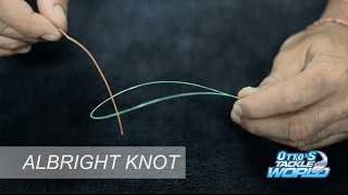 Easy Fishing Knots  How to tie an Albright Knot [upl. by Claud]