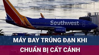 Máy bay của hãng hàng không Mỹ bị bắn trên đường băng chưa xác định được nghi phạm  VTC Now [upl. by Aciamaj471]