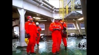 JackUp Rig Kantan 6 Rope Access [upl. by Beera999]