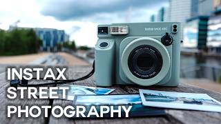 How Good Is The Instax Wide 400 For Street Photography Manchester POV [upl. by Aeslek]