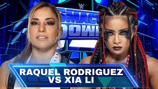 Raquel Rodriguez vs Xia Li  Smackdown WWE 2k24 [upl. by Allistir]