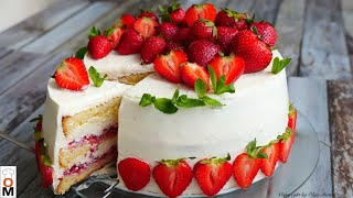 Торт «КЛУБНИЧНЫЙ РАЙ» Приготовьте обязательно  Strawberry Cake [upl. by Ahsinwad980]