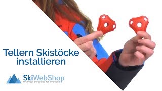 Wie installierst du Skistöcke Tellern [upl. by Noble707]