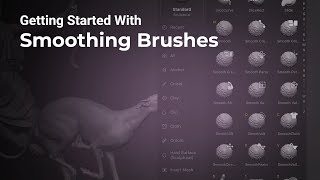 13  ZBrush for iPad  Smoothing Brushes [upl. by Kosel]