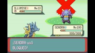 POKEMON EMERALD  SEADRA  BLOQUEO  BLOCK [upl. by Carn]