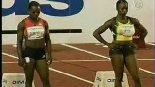 Golden League  Brussels 100 mts Womens [upl. by Johnette]