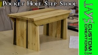 Pocket Hole Step Stool 2  147 [upl. by Arataj]