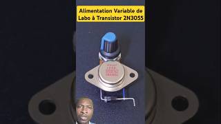 Alimentation Variable à Transistor 2N3055 Adjustable Voltage Regulator Using 2N3055 048V 15A diy [upl. by Nerra502]