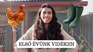 VIDÉKRE KÖLTÖZTÜNK  Első évünk egy kis faluban [upl. by Edrahs]