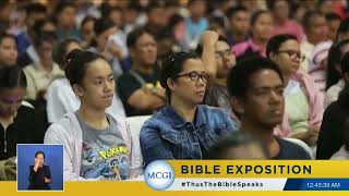 MCGI Bible Exposition  30 October 2022  Brother Eli Soriano [upl. by Aihsened]