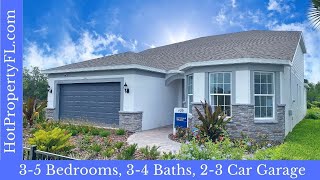 New Home Tour  Clermont  Orlando FL  Pulte Mystique Grand model  Serenoa Lakes  35 Bedrooms [upl. by Edals]