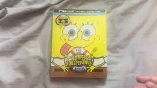 The SpongeBob SquarePants Movie 4K Ultra HD BluRay Unboxing [upl. by Ardiekal]