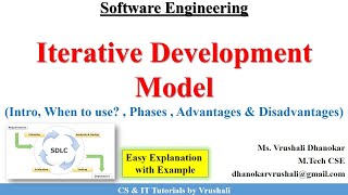 SE 5  Iterative Development Model  Complete Explanation  Software Engineering [upl. by Chow]