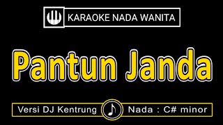 PANTUN JANDA  KARAOKE NADA WANITA  Kuda yang mana kuda yang mana tuan senangi [upl. by Dent]