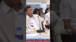 Quote “The master list was there when I assumed the presidency”  Rodrigo Duterte at Quad Comm [upl. by Yael]