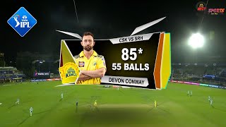 CSK vs SRH DEVON CONWAY 85 RUNS 55 BALLS HIGHLIGHTS 2022  CHENNAI vs HYDERABAD HIGHLIGHTS CSKvSRH [upl. by Anaihsat]