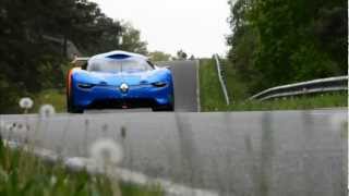 Renault Alpine A11050 in motion Mortefontaine racetrack [upl. by Venable]