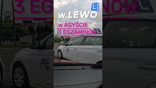 W lewo w asyście 3 egzaminacyjnych naukajazdy prawojazdy jazdydoszkalające shortsvideo shorts [upl. by Acinnod]