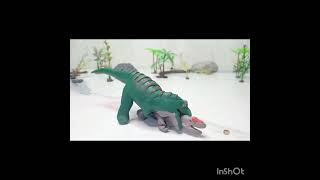 Tyrannosaurus Rex vs Allosaurus  Claymotion dinosaurs fight [upl. by Renick74]