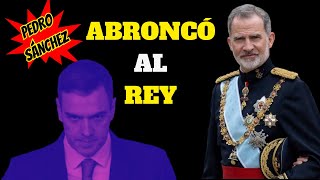 JAVIER CÁRDENAS PEDRO SÁNCHEZ echó la BRONCA al REY FELIPE VI por no SALIR HUYENDO como él [upl. by Nnylharas329]