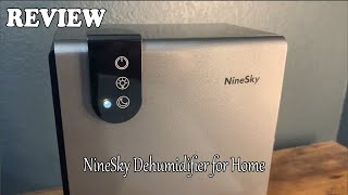 Review Of NineSky 95oz Dehumidifier  Does The NineSky Dehumidifier REALLY Work [upl. by Allemat]