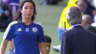 Jose Mourinho amp Eva Carneiro Confrontation [upl. by Atat]