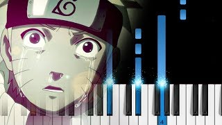 Naruto  Grief and Sorrow  Piano Tutorial [upl. by Milburt]