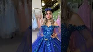 Disney Theme Quinceañera Ball Gown❤️ [upl. by Ehudd]