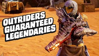 Outriders 10 Guaranteed Legendaries [upl. by Acir]