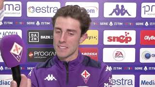 📡  🎥 Odriozola dopo Fiorentina vs Genoa [upl. by Ahilam303]