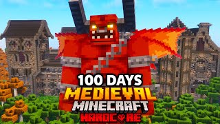 I Survived 100 Days in MEDIEVAL Minecraft Hardcore [upl. by Drawyeh916]