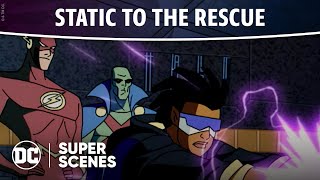 Static Shock  Static to the Rescue  Super Scenes  DC [upl. by Bowen]