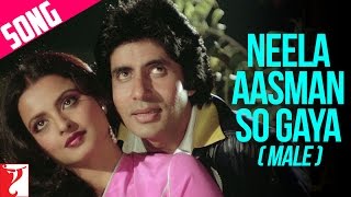 Neela Aasman So Gaya Male  Song  Silsila  Amitabh Bachchan  Rekha [upl. by Artaed]