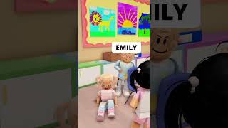 TODOS FUERON CRUELES CON LA NUEVA CHICA EN LA ESCUELA EN ROBLOX😲😳 shorts [upl. by Yannodrahc]