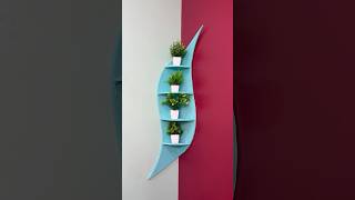 Unique Corner Decor Craft Idea using Cardboard short reel viral diycrafts youtubeshort decor [upl. by Evetta]